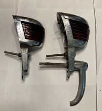 1941 Dodge Trunk Handle Brake Tail Light Assembly Pair Oem Luxury Liner Mopar