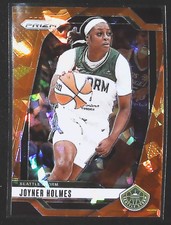 2024 Panini Prizm WNBA Joyner Holmes Ice Orange Prizms #9 Seattle Storm