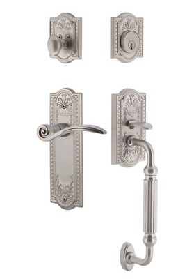 Nostalgic Warehouse MEASWN_ESET_238_FG_RH Meadows Right Handed - Nickel