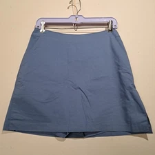 Adidas Stretch Light Blue Golf / Tennis Athletic Skort Skirt With pockets Size 8