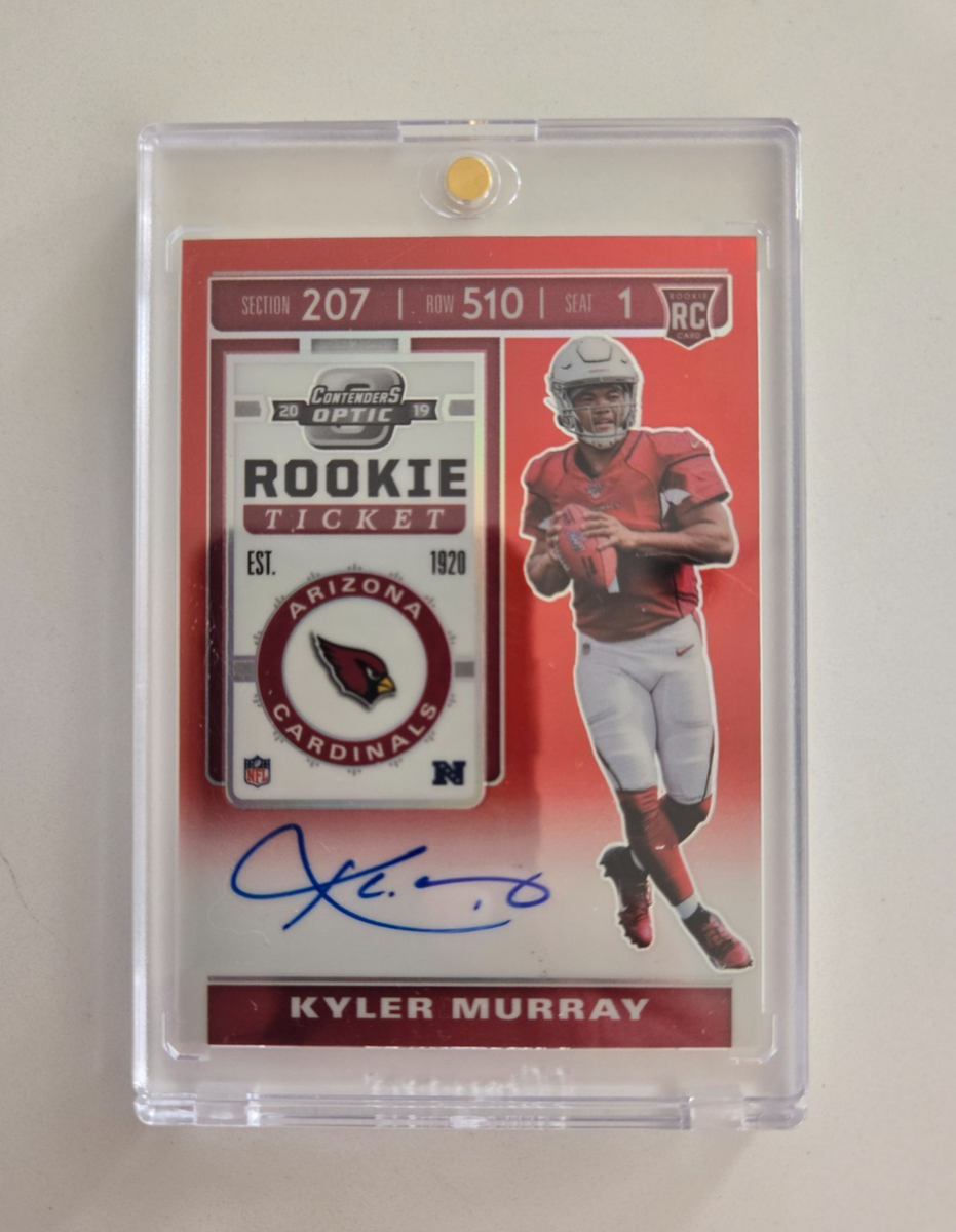 Kyler Murray 2019 Contenders Optic Rookie Ticket Auto Red Prizm