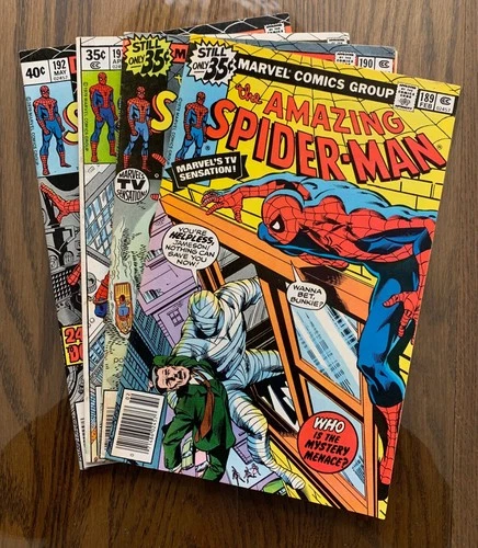 4 Bronze Age Marvel 1979 SPIDER-MAN - #s 189, 190, 191, and 192 - Lot 1