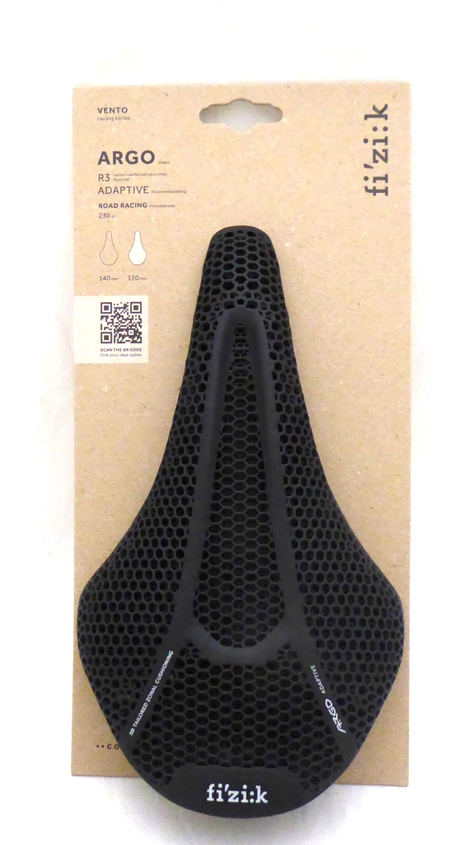 Fizik Vento Argo R3 Adaptive Saddle - 150mm Black 8021890571120| eBay
