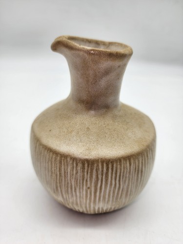 Vintage Art Pottery Carafe / Vase Nautical Seagull B Welsh Pacific Stoneware - Picture 10 of 12