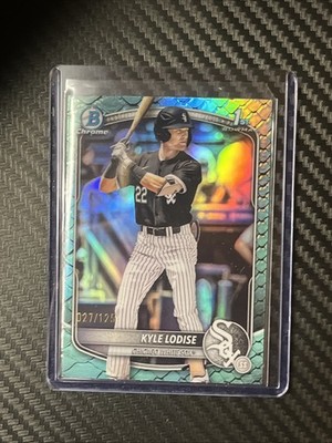 2025 Bowman Draft Kyle Lodise 1st Green Reptillian Refractor /125 BDC-144