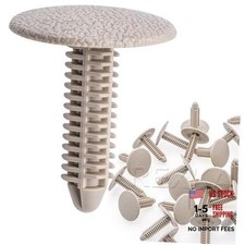 25pcs Tan Nylon Headliner Retainer Clip XW7Z6302354AAB for Ford Expedition