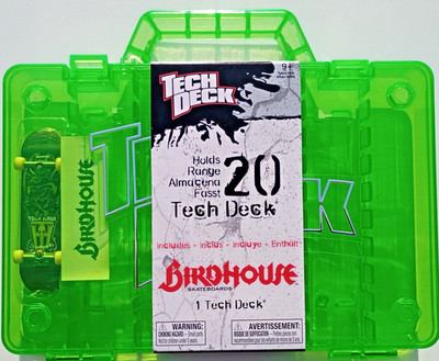 TECH DECK FLIP VOGELHAUS ALIEN WERKSTATT AUFBEWAHRUNGSKOFFER FASST 20 BLAU GRÜN ORANGE