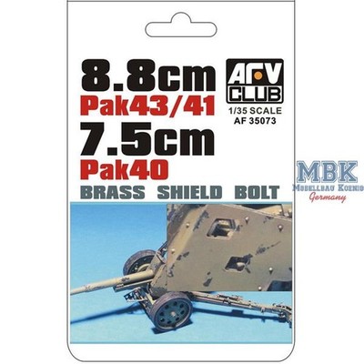 AFV Club AFV35073 Bolts for 7,5cm PaK 40 + 8,8 PaK 43/ 41