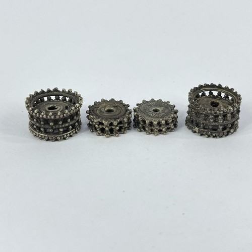 4 Yemeni Silver Beads MATTER COLLECTION