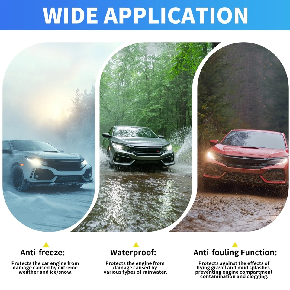 For 2016-2021 Honda Civic 74110TBCA00 Engine Cover Splash Under Shield - Image 4 of 4