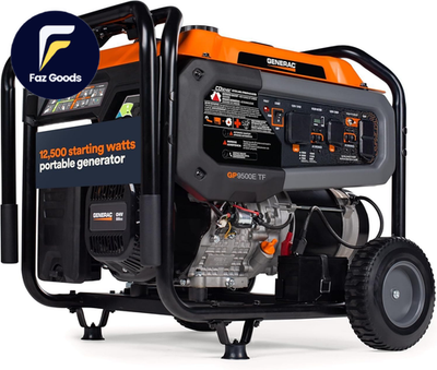 #ad Generac 12500 Starting Watt Tri Fuel Portable Generator Electric Start $1505.29