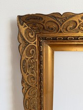 Large Antique Regency Style Gilt Gesso & Wood Picture Frame-Mirror Frame 97cm
