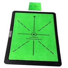 Golf Hitting Mat Swing Path Feedback Trainer with Durable Rubber Base
