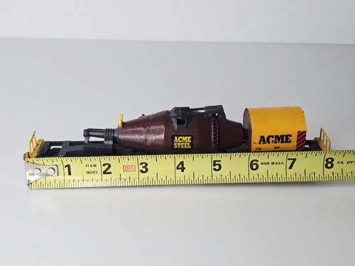 Custom - Ho Scale - 10 Axle Hot Metal Torpedo Car - Acme Steel Company - Bild 2 von 17
