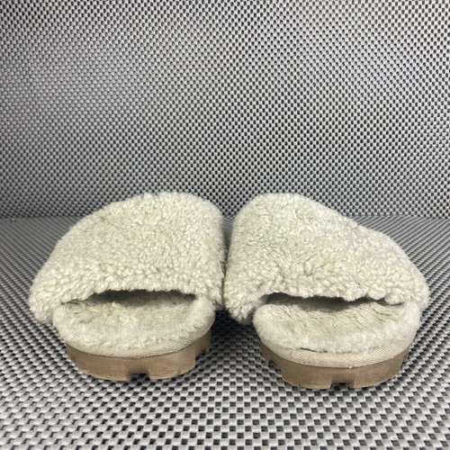Ugg Cozzetta Slippers Womens Size 8 Gray Slip On Logo Comfort - Picture 7 of 13