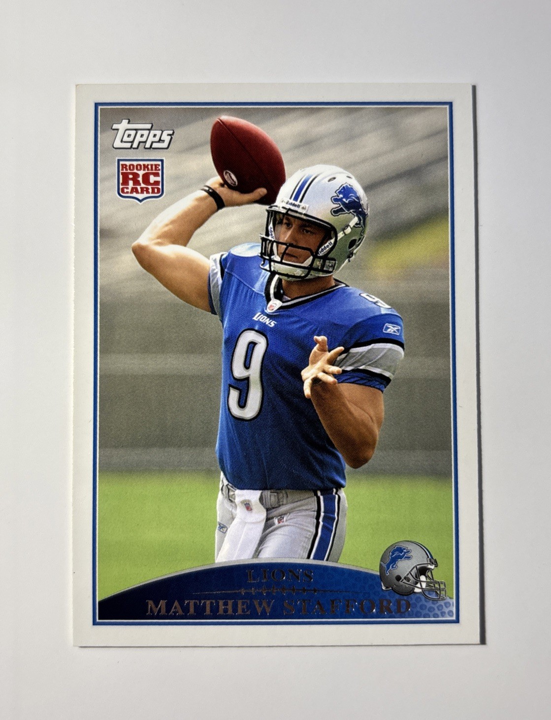 2009 Topps - Matthew Stafford #430 Throwing (RC)