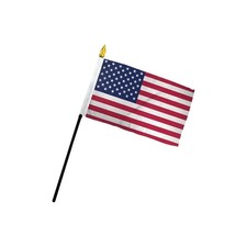 USA Stick Flag 4x6in Mini Handheld American Flag Patriotic 4th of July