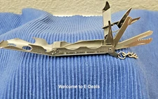 Multifunction Swiss Knife - Small Scissors, Nail File, Screwdriver, Keychain, Po