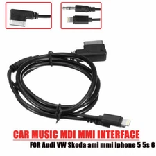 Music Interface AMI MMI MDI Audio AUX Adapter Cable For Audi A3 A4 IPhone 6