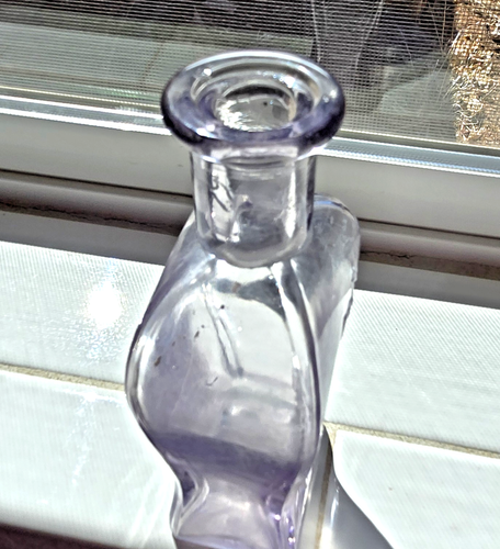 Antique Early 1900s 5" Penslar No 73 Clear Cosmetic Hair Tonic Bottle Detroit MI - Picture 11 of 15