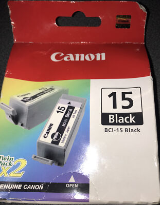 Original Canon Tinten Multipack - BCI-15 SCHWARZ DOPPELPACK