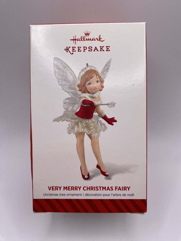 2014 Hallmark Keepsake QXE3783 "Very Merry Christmas Fairy" Ornament- NEW- READ