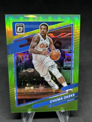 2021-22 Donruss Optic Lime Green #81 Chuma Okeke /149