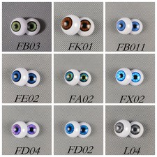 5Pairs 22mm Acrylic Eyes Eyeballs for Realistic Reborn Dolls BJD/OOAK Baby DIY