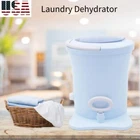 Mini Dryer Portable Compact Clothes Spin Dryer Manual Home Laundry Dryer Blue