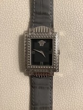 GIANNI VERSACE SIGNATURE Men's 18K White Gold Swiss Watch