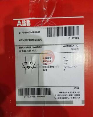 Ein Neu ABB OTM32F4C10D380C 2THF100293R1001 4P 32A 380V