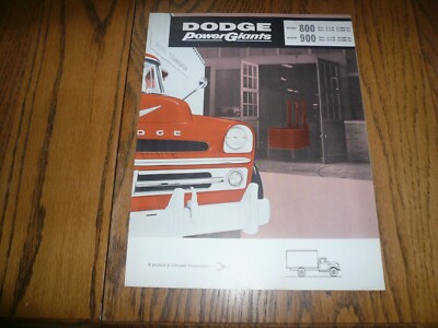 1957 Dodge Trucks Power Giants Models T800 T900 Sales Brochure