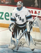 Karel Vejmelka Utah Hockey Club Signed NHL 8x10 Photo COA
