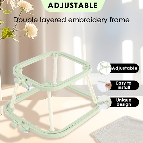 Adjustable Embroidery Frame Lap Stand Versatile Needlework Lap Stand for Craft✿ - Picture 10 of 17