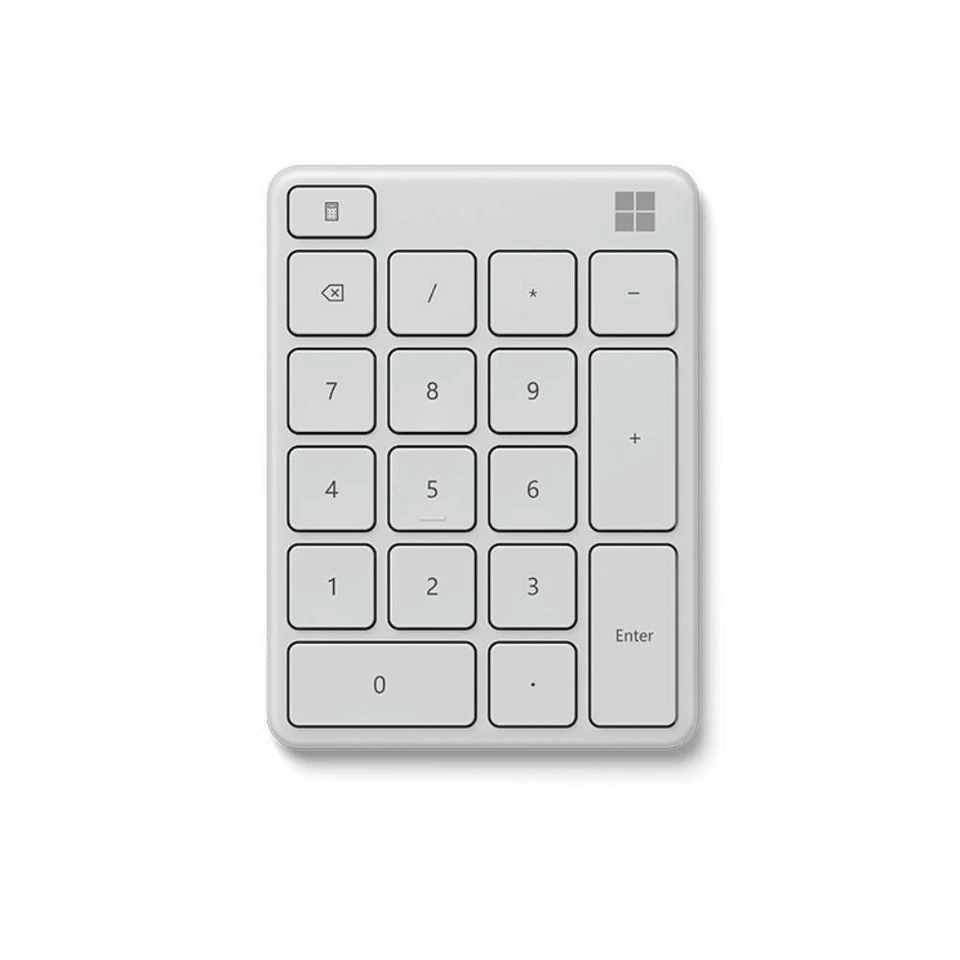 Microsoft 23O-00024 Wireless Number Pad Standalone for Numeric Input - White - Image 2 of 2