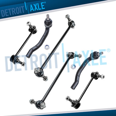 Front Rear Sway Bar Links Outer Tie Rods for 2001 - 2005 Acura MDX Honda Pilot