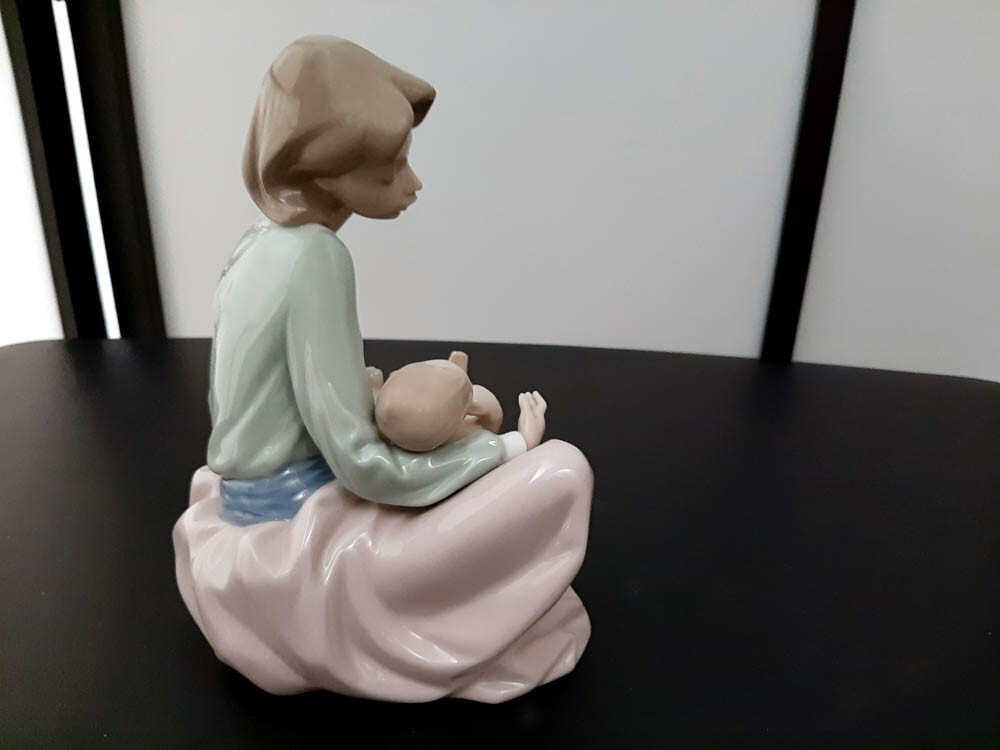 Lladro DRESSING THE BABY Figurine #5845 Retired NIB. MINT | eBay