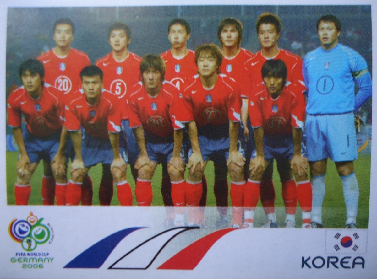Panini 492 Team Südkorea FIFA WM 2006 Germany | eBay