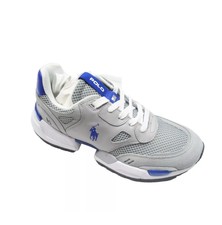 New Polo Ralph Lauren 10.5 Mens Grey/Royal Bl...