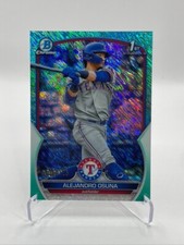 2023 Bowman Chrome 1st Aqua Shimmer Refractor #BCP-131 Alejandro Osuna /125 (RC)