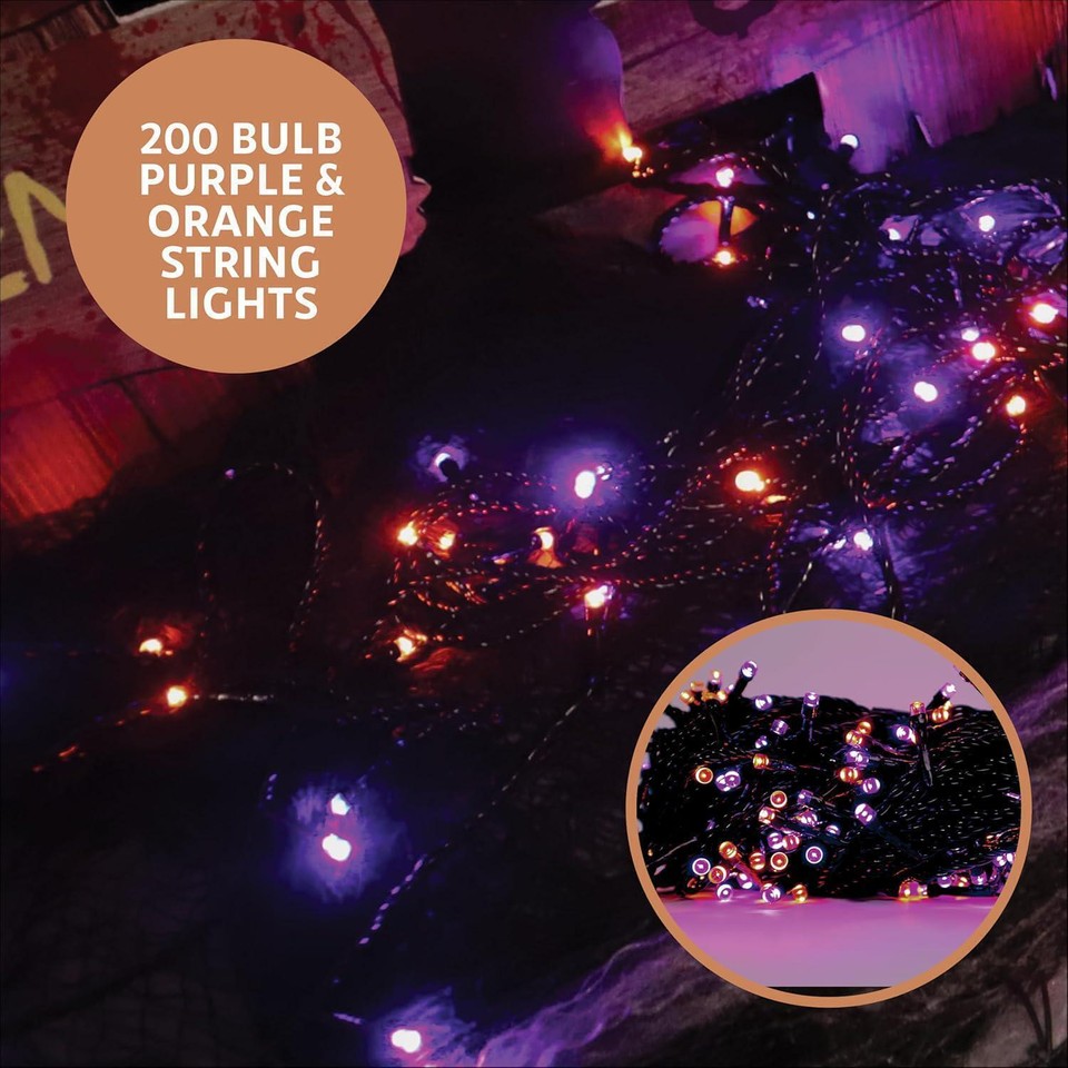 50 Piece Halloween Decorations Outdoor Set, All Included Decor Kit