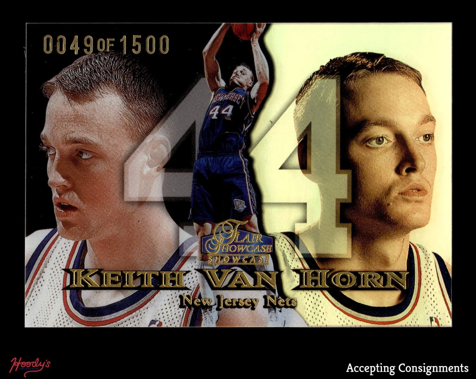 1998-99 Flair Showcase Row 1 #1 Keith Van Horn NETS 0049/1500