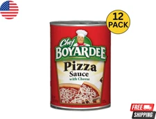 Chef Boyardee Pizza Sauce with Cheese, 15 OZ Can (Pack of 12)