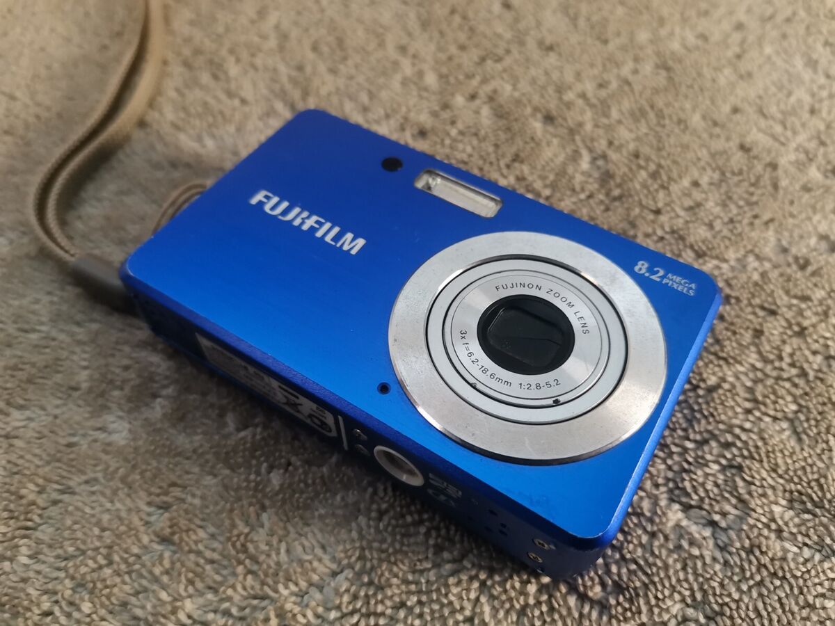 Fujifilm Digital Camera FinePix J12 10.0MP Blue Tested W Fujifilm Digital Camera FinePix J12 10.0MP Blue Tested W