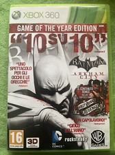 BATMAN ARKHAM CITY Gioco GAME OF THE YEAR EDITION XBOX 360 SOLO DISCO 2 Vedi Fot