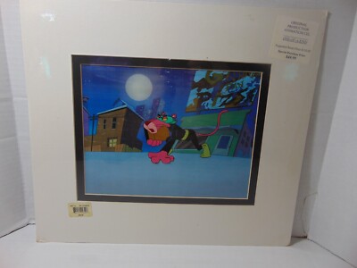 Pink Panther 1999 Original Animation Cel COA Hanna Barbera On The Prowl
