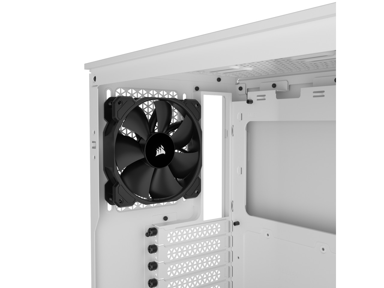 Корпус для компьютера CORSAIR 3000D AIRFLOW Mid-Tower - Белый - 2 вентилятора ELITE