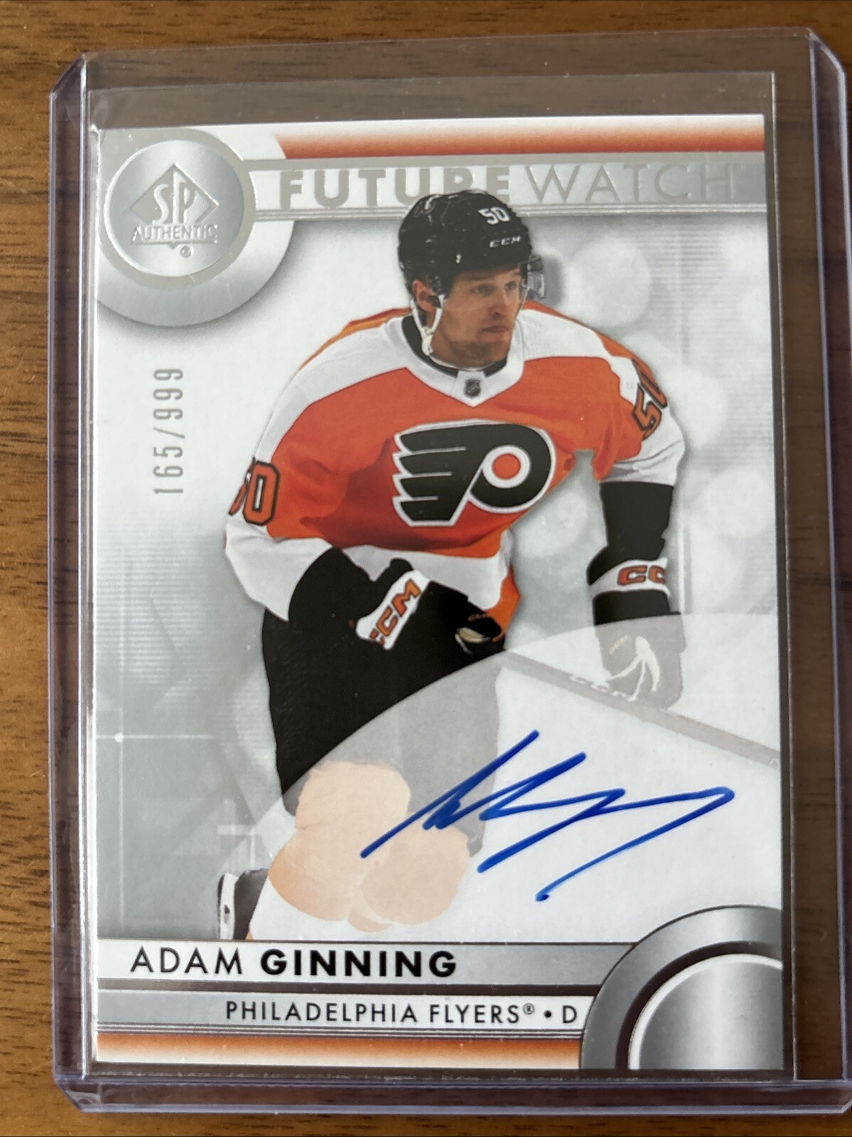 2023-24 SP Authentic Future Watch Auto Adam Ginning #146 RC AU /999 Rookie RC