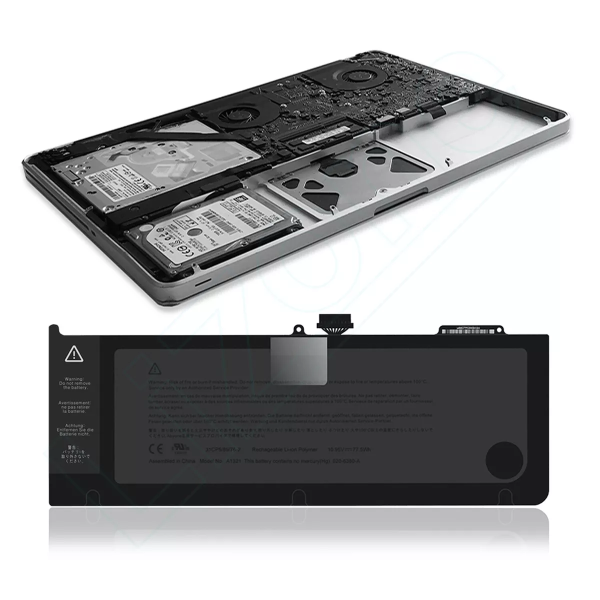 New Genuine A1321 Battery for Apple MacBook Pro 15