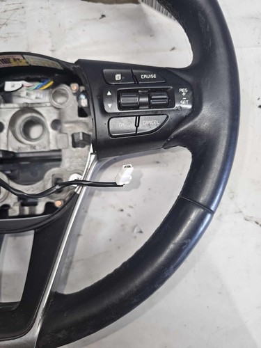 16 17 18 KIA SORENTO Steering Wheel BLACK LEATHER w/o Heat w/o Adaptive Cruise - Picture 6 of 7